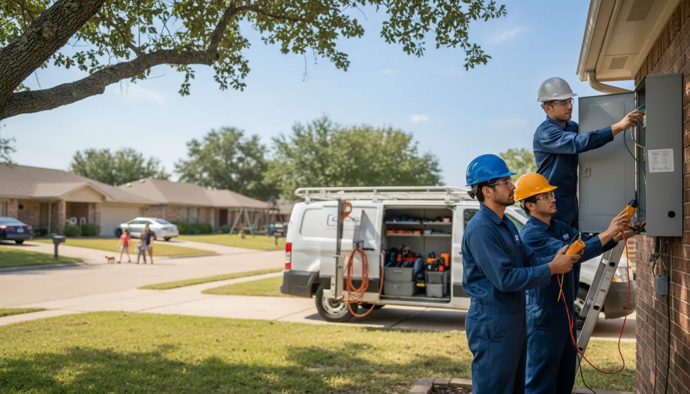 Certified electrician providing emergency electrical services in Lottie, LA